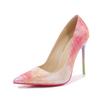 Høye Hæler Pumps Farge Spiss Sexy Nattklubb Trend Modell Kjole Stor Størrelse Fest Mønster Design Sko For Kvinner