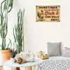 Vintage Metal Tin Sign Farmhouse Decor Wall Art Rustic Home Sign