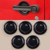 1 Set Exterior Door Handle Bowl Cover Trim Decor Fit for Jeep Wrangler JK 2007 2008 2009 2010 2011-2017 Carbon Fiber Style ABS
