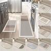 Super Absorbent Kitchen Floor Mat Long Diatomite Kitchen Rug Soft Washable Carpets Anti Slip Bathroom Entrance Doormat