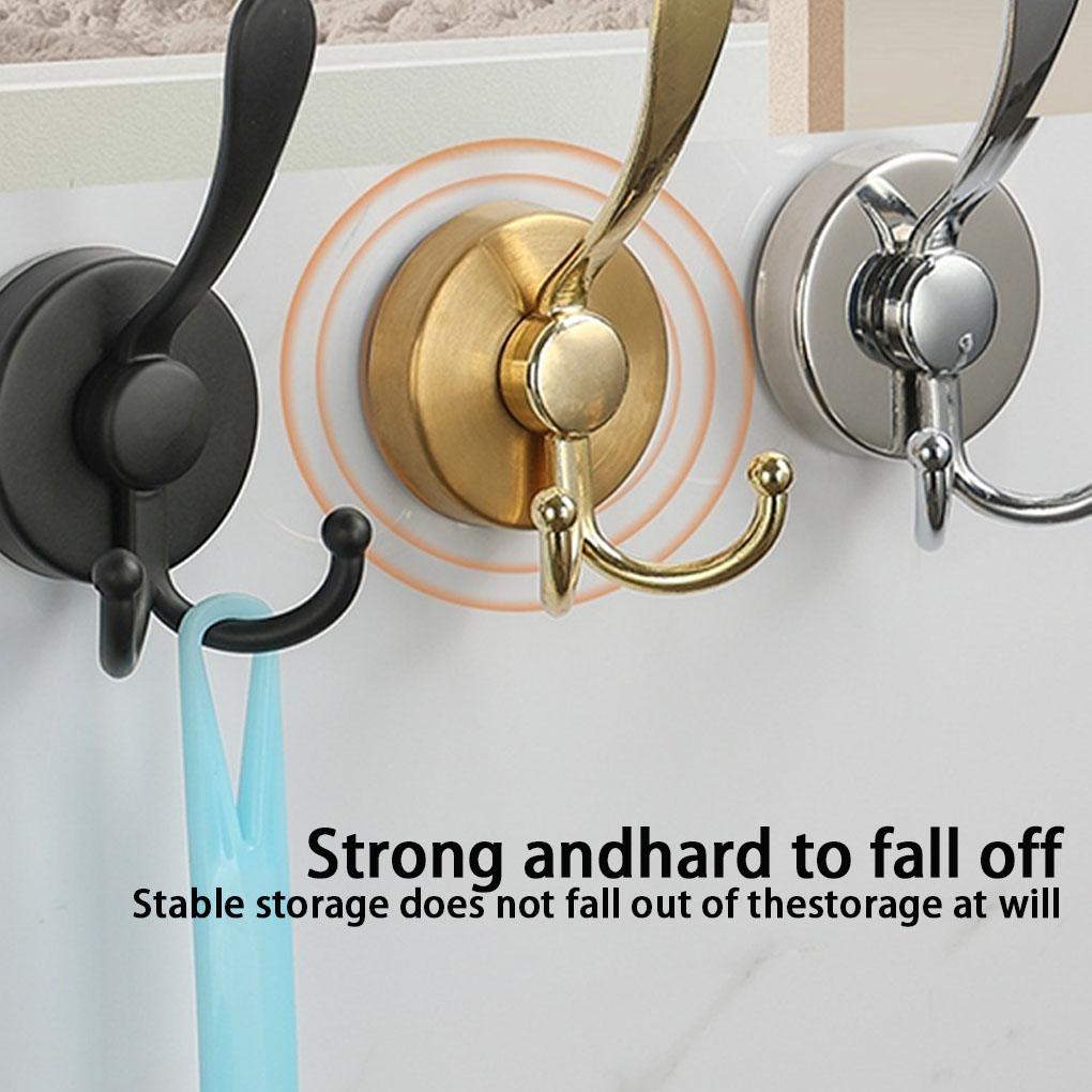 Powerful Vacuum Suction Cup Hooks For Bathroom And Shower Glass Black Towel Hook