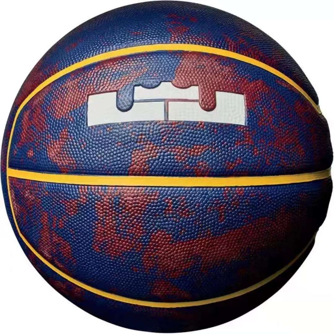 

Nike Rubber Basketball Blue Brown Size 7 Ball Training BB0627-612