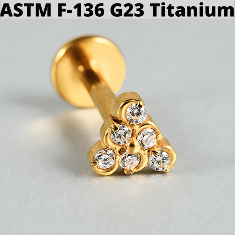 1PC G23 Titanium Butterfly Internal Thread Labret Lip Rings Cross Snake Ear Cartilage Tragus Helix Earring Lobe Piercing Jewelry