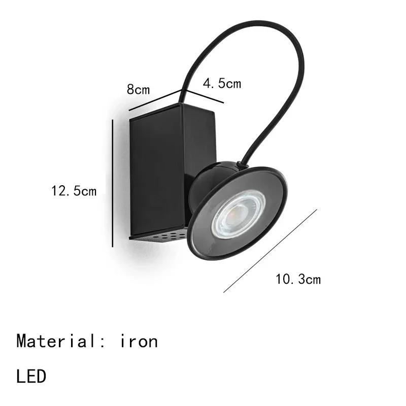 Nordic Medieval Style Wall Light for Living Room Bedside Light Retro Magnetic Suction Bedroom Decor Wall Lamp Home Wall Sconces