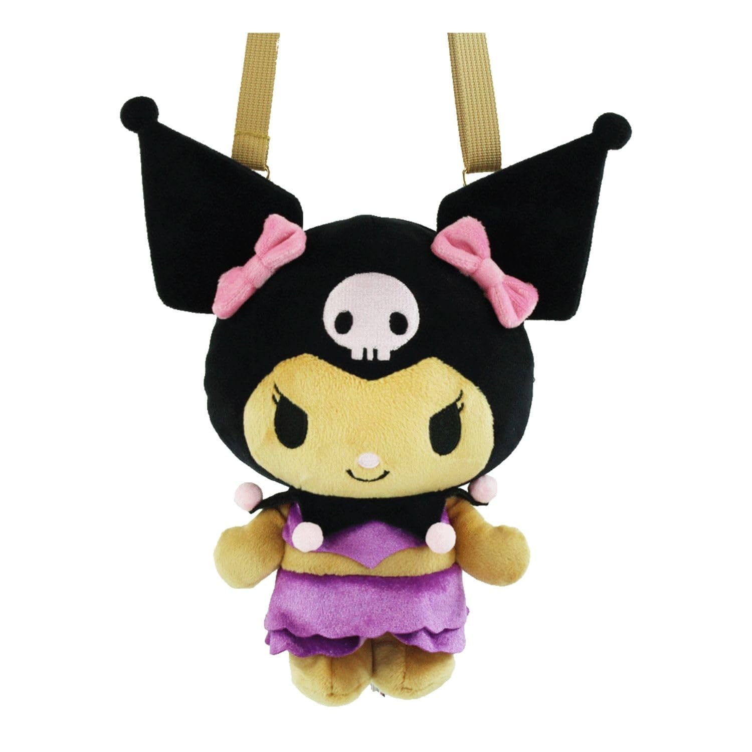 

Yasuda Tsusho Sanrio Characters Suntan Mascot Series Mini Shoulder Bag Kuromi W15xH20xD10cm KU Suntan Mascot Shoulder Bag Approx.