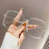 Trend Transparent Eyeglasses Frames Female Stylish Oversize Pink Clear Glasses Spectacles Frames Stylish Optical Eyewear UV