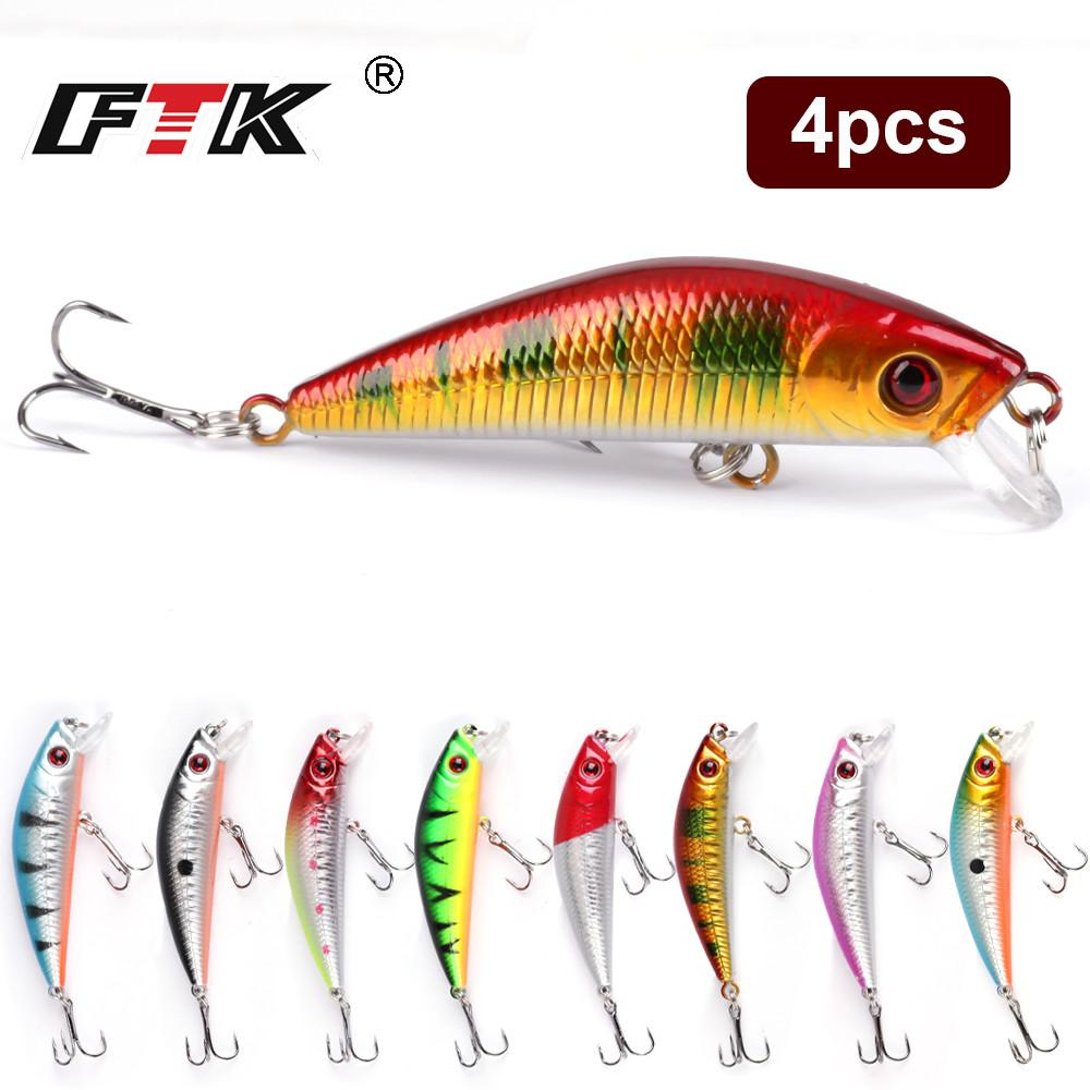 Lot De 9 Leurres Crankbait Minnow – Appâts Artificiels Pour Brochet – Neufs