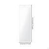 50 Pieces Transparent Hanging Tag Loop Hole Blank Bookmark Pouch for Retail Display, Gift