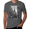 French City Center TShirt heavyweights customs oversizeds men workout shirt