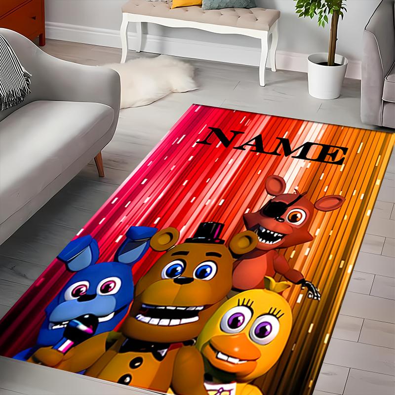 Custom personalization Five Nights at Freddy's Area Rug - Perfect For Kitchen, Bathroom,Laundry Room Decor Large Size Available,Gift All Seasons