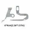 2pcs Alloy Overlock Looper Multifunctional Silver Sewing Machine Looper Household Durable Upper Lower Looper Household Sewing