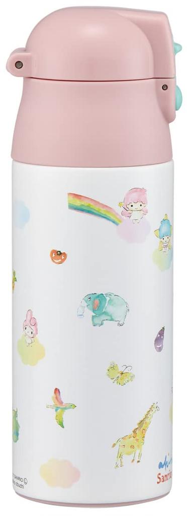 Skater Mug Insulated Stainless Steel Water Sanrio Characters X Akiko Sanrio Bottle, 360ml, Bottle, Obuchi, SDPC4-A