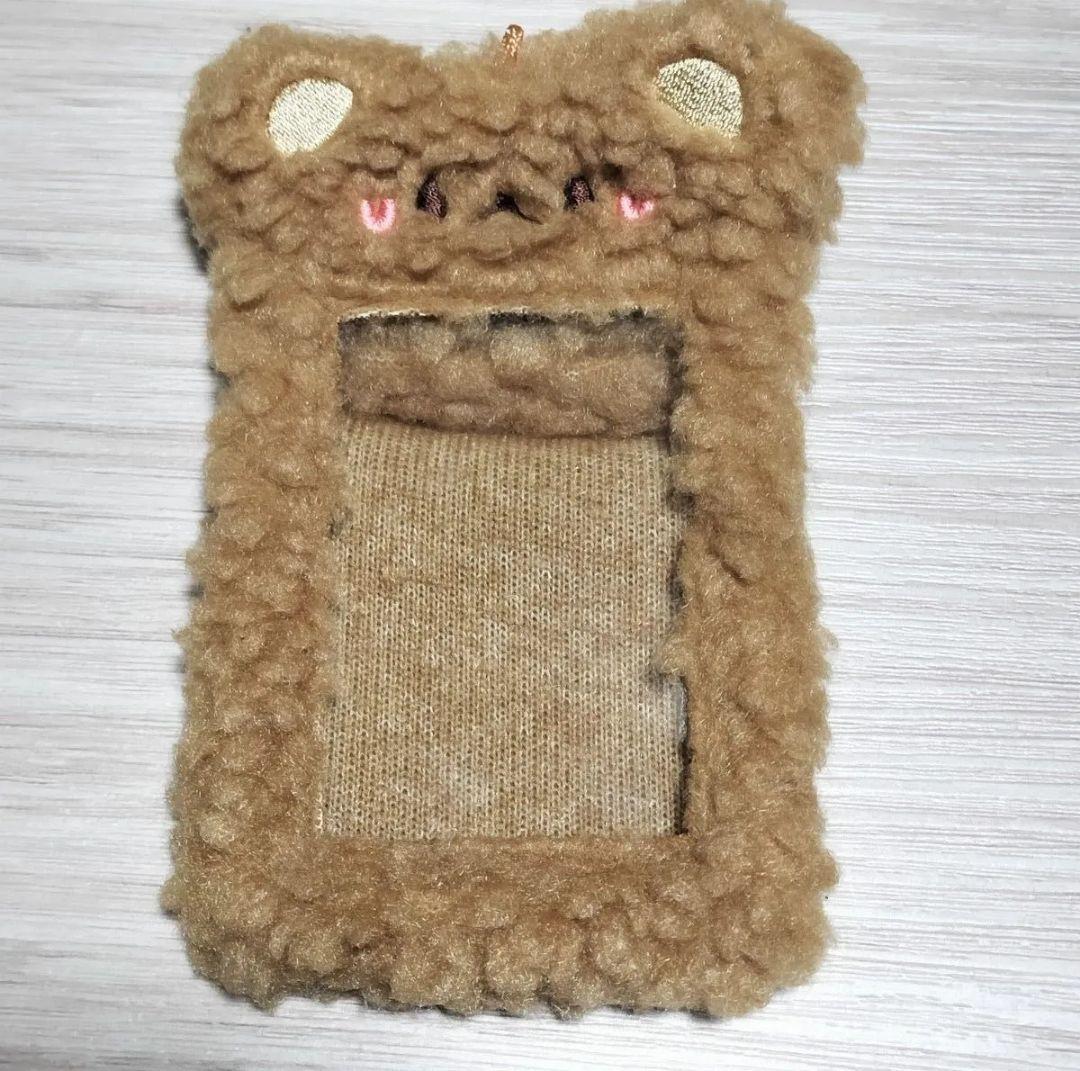 

[USED] BTS V Tete Chocolate Bear Nunabinim Trading Card Holder