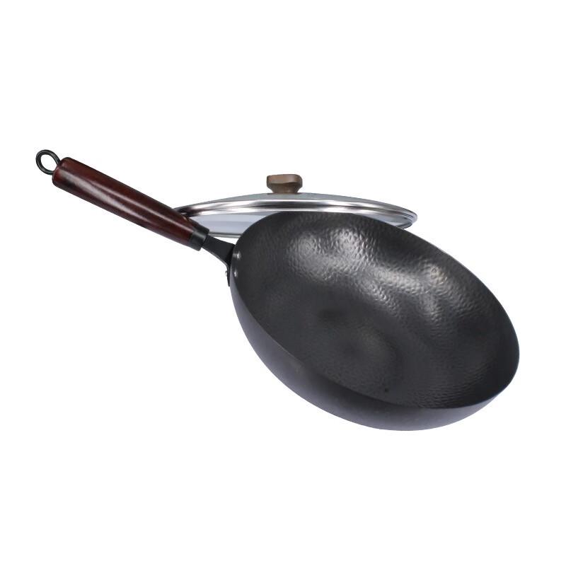 Ouraibo Hammered Cast Iron Wok