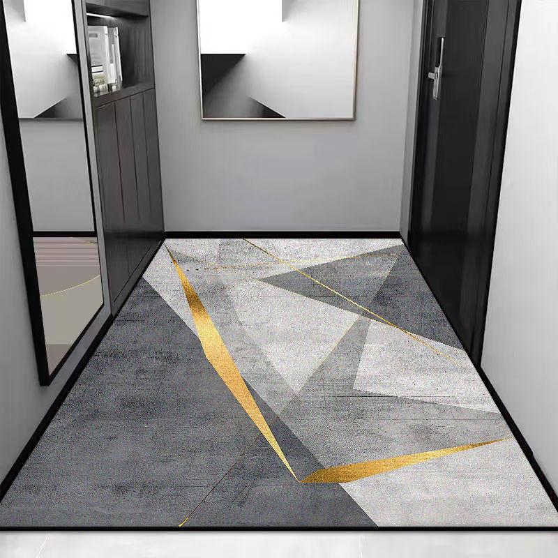 Nordic Geometric Style Carpet Luxury Bedroom Decoration Rugs Sofa Side Carpets for Living Room Lounge Short Velvet Floor Mat