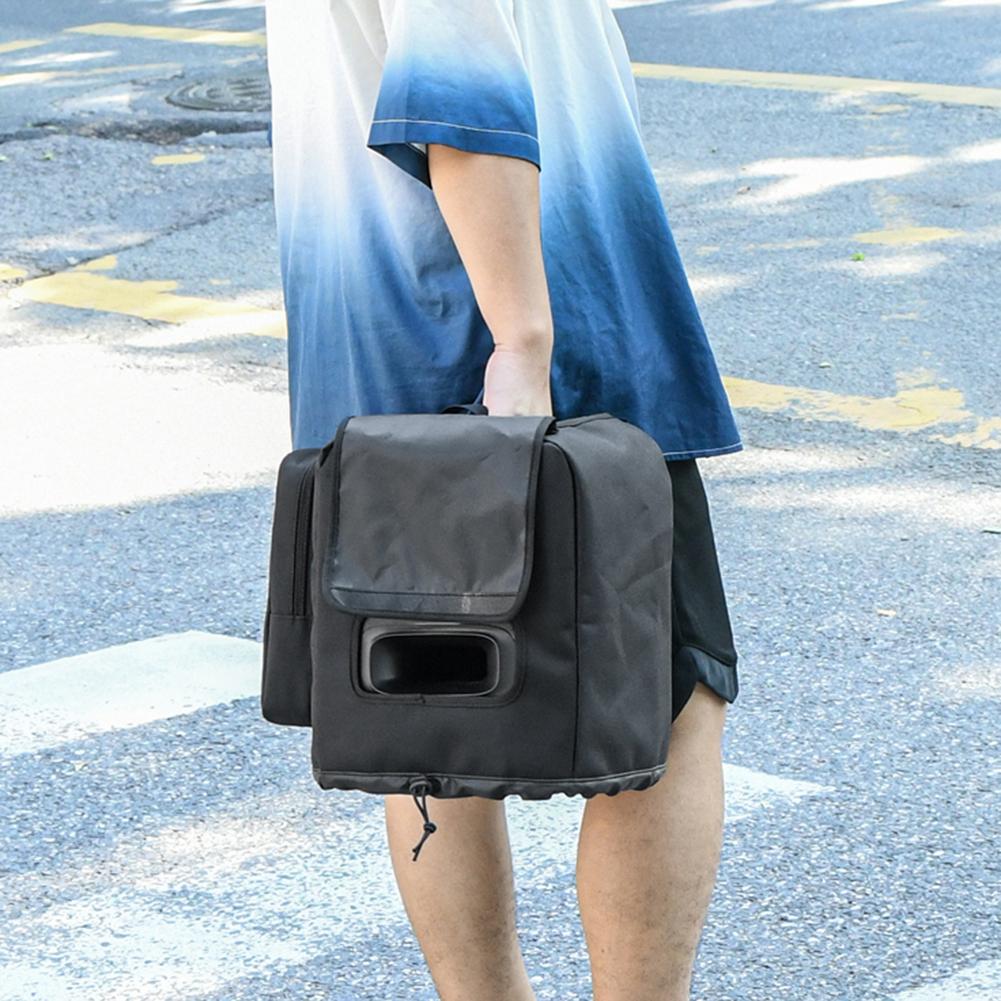 Protective Speaker Case with Side Microphone Storage Bag Carrying Travel Case Accessories Bag for JBL Partybox Encore Essential