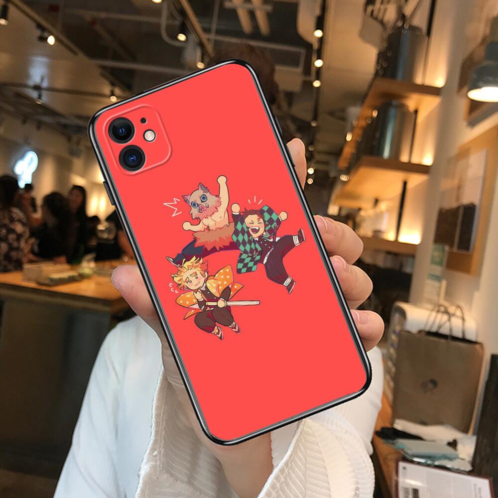 Kamado Nezuko Kimetsu No Yaiba Demon Slayer TPU Weiche Handyhüllen Für iPhone 13 Pro Max Hülle 12 11 Pro Max 8 PLUS 7PLUS 6S XR X X