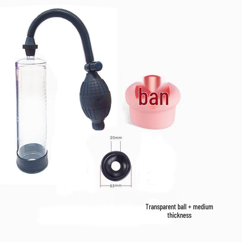 Male Enhancement Device Accessories: Silicone Leather Case & Rubber Suction Ball