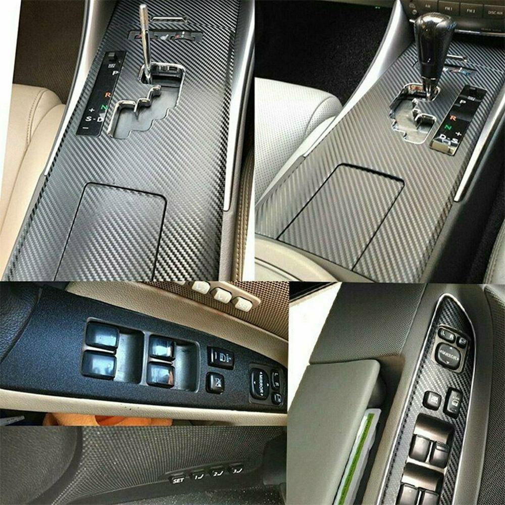 Interior Panel Cover Trim Glossy Carbon Fiber For Lexus Is250 300 350 2006-2012