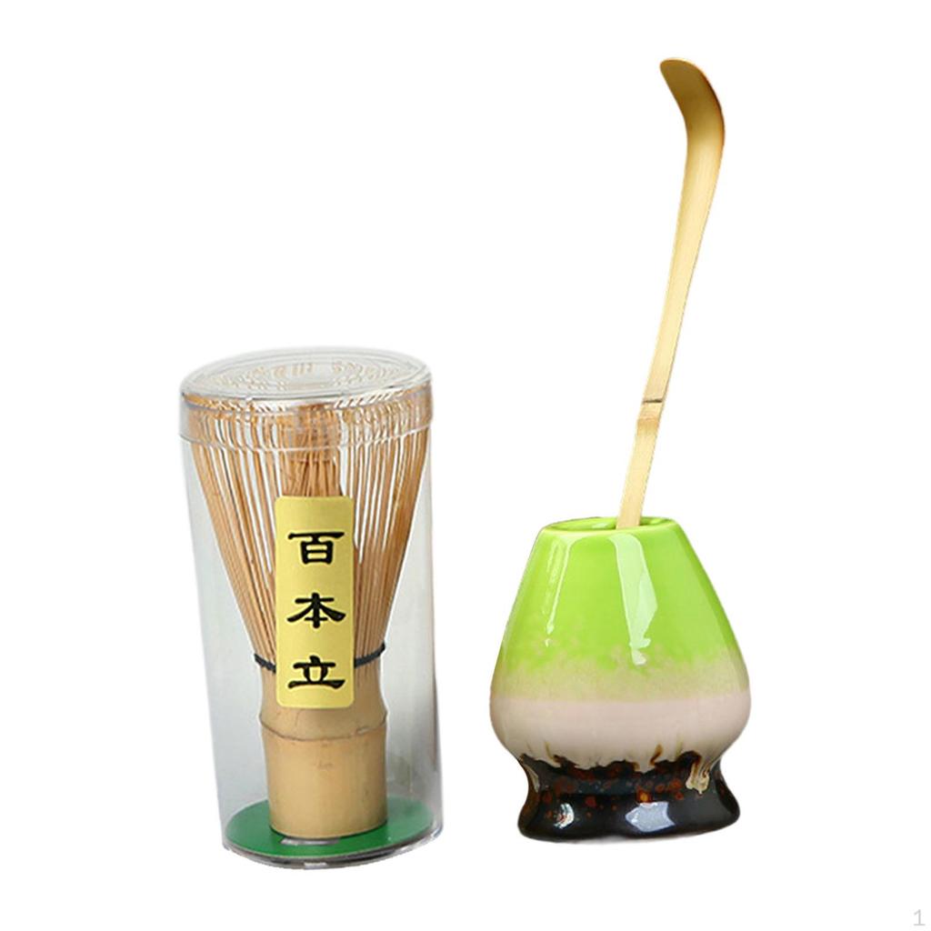Japanskt Matcha-set Moderna teverktyg Tillbehör Bambuvisp, Keramisk visp