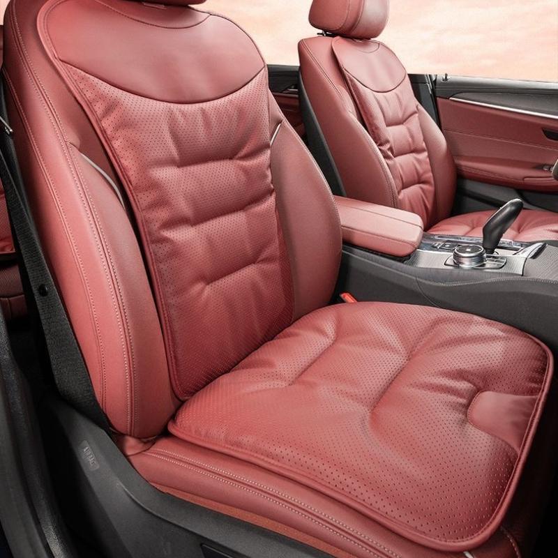 Nappi Leather Universal Premium Car Seat Cushion Breathable All-Season Comfort New Car Seat Covers Seat Accessories