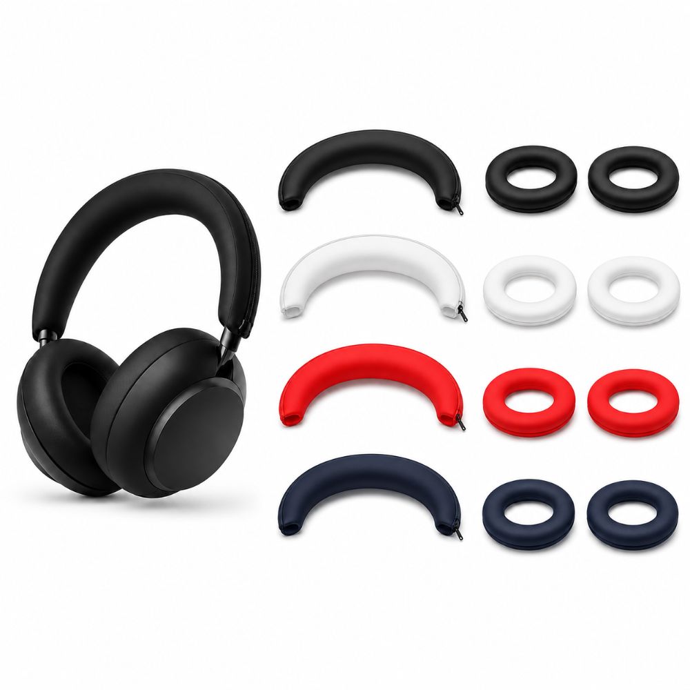 Silicone Headphone Cover Dustproof Headband Protector Headbeam Sleeve for Anker Space 2 Gaming