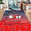 1pc Football Team Design Area Rug - Non-Slip, Soft & Cozy Floor Mat for Living Room, Bedroom, Office - Indoor/Outdoor Decorative Carpet