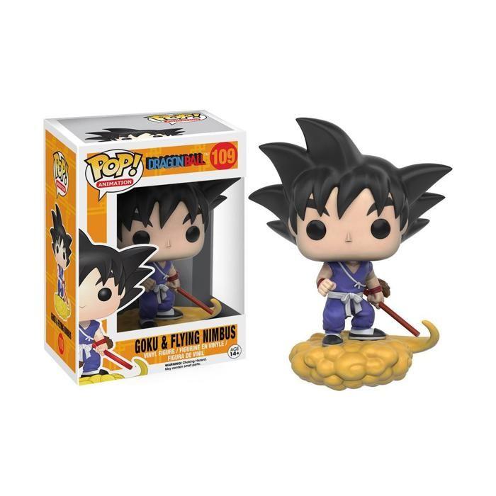 Figurine Funko Pop! Dragon Ball : Goku Sur Flying Nimbus - FUNKO - Dragon Ball - 9,5cm - Bleu - Mixte
