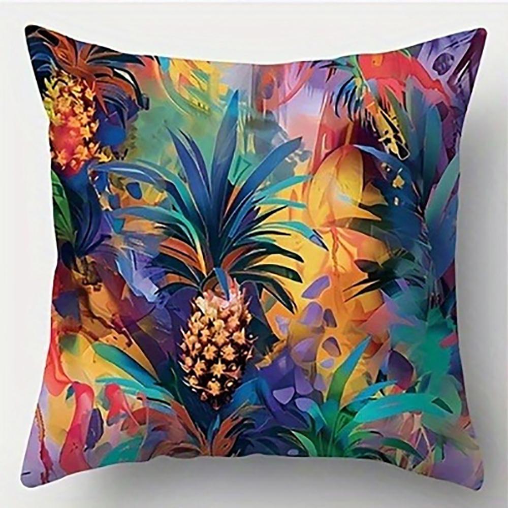 Яркие тропические узоры НаволочкиПодходят для дивана автомобиля спальни декоративная наволочка чехол на подушку 16x16Inch