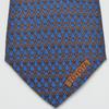 Gebrauchte HERMES Krawatte Toyota Limited Edition Seide Blau Braun Anzug