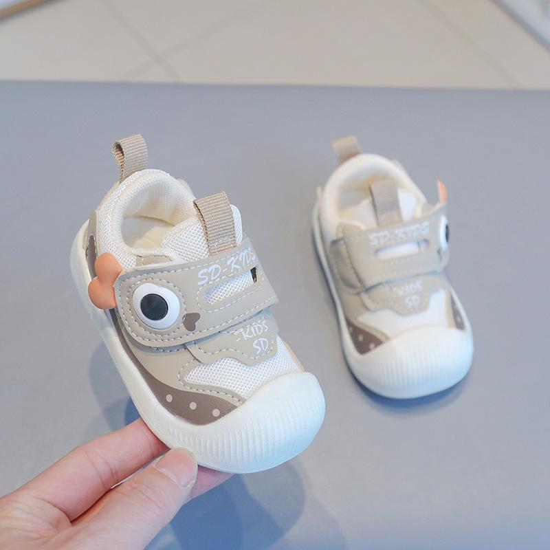 New Fashion Casual Baby Girl Shoe Cute Cartoon Breath Baby Shoe Mesh Soft Bottom Simple Boy Shoes Anti Slip Versatile Sneakers