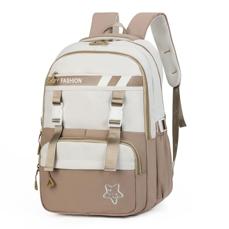 Minimalist Backpack Style Outdoor Leisure Travel Bag Large Schoolbag Capacity