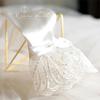 1 Pair Mesh White Satin Gloves Wedding Short Glove Lace Gloves Women Bow Knot Gloves  Evening Party