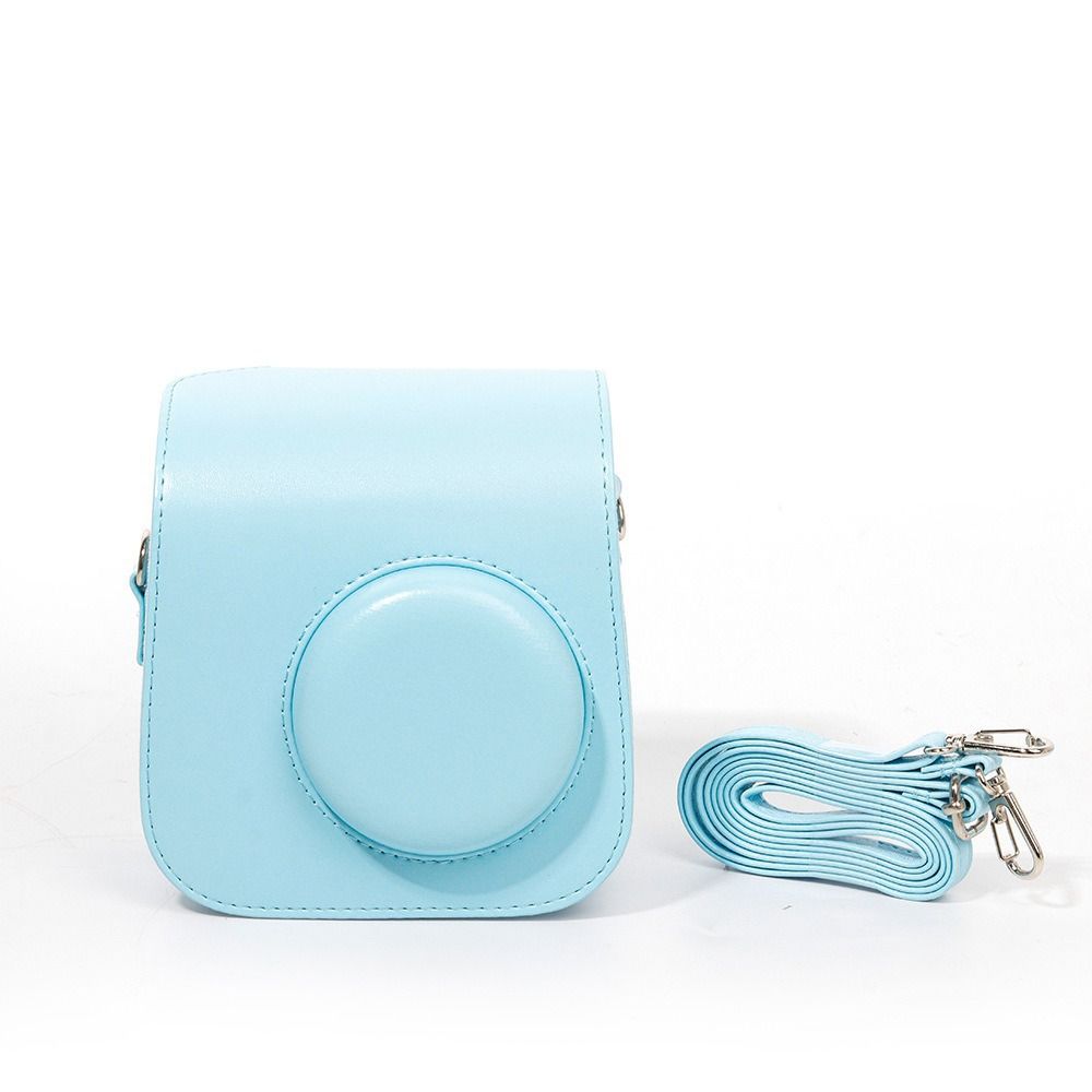 Travel Instant Camera Case with Shoulder Strap Protective Cover for Fujifilm Instax mini SE/7+