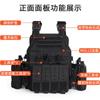 Lightweight Tactical Vest With Quick-Release System MOLLE Compatible Outdoor Training Hiking