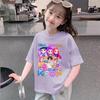 Derpy Tiger Kpop Demon Hunters Shirt for Kids Baby Girl T-Shirt Cute Tiger Cartoon Clothes 2025 Hot Movie Print Soft