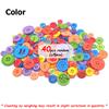 40/80pcs 0.7-2.5cm Round Plastic Button for DIY Crafts Sewing Household Sewing Accessories Clothing Decoration Button