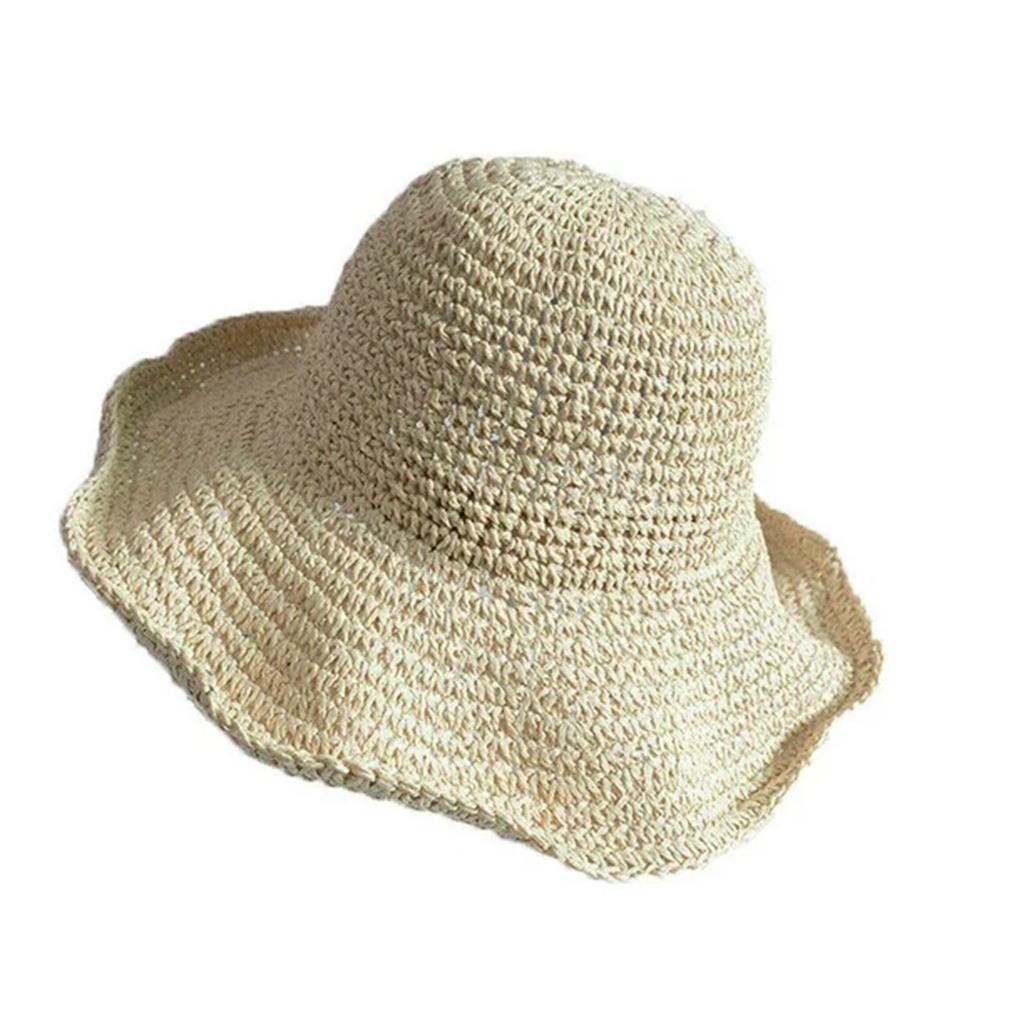 Fashion Women Ponytail  Top Bow Foldable Sun Hat Visor Hat