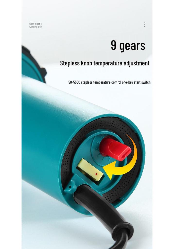 Plastic Welder: Hot Air Gun for PP, PVC, and Car Bumpers