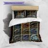 Cartoon Pattern Bedding Quilt Set Quilt Cover Pillowcase Home Decoration Birthday Gift (1 * Duvet Cover + 2 * Pillowcase, Without Core)