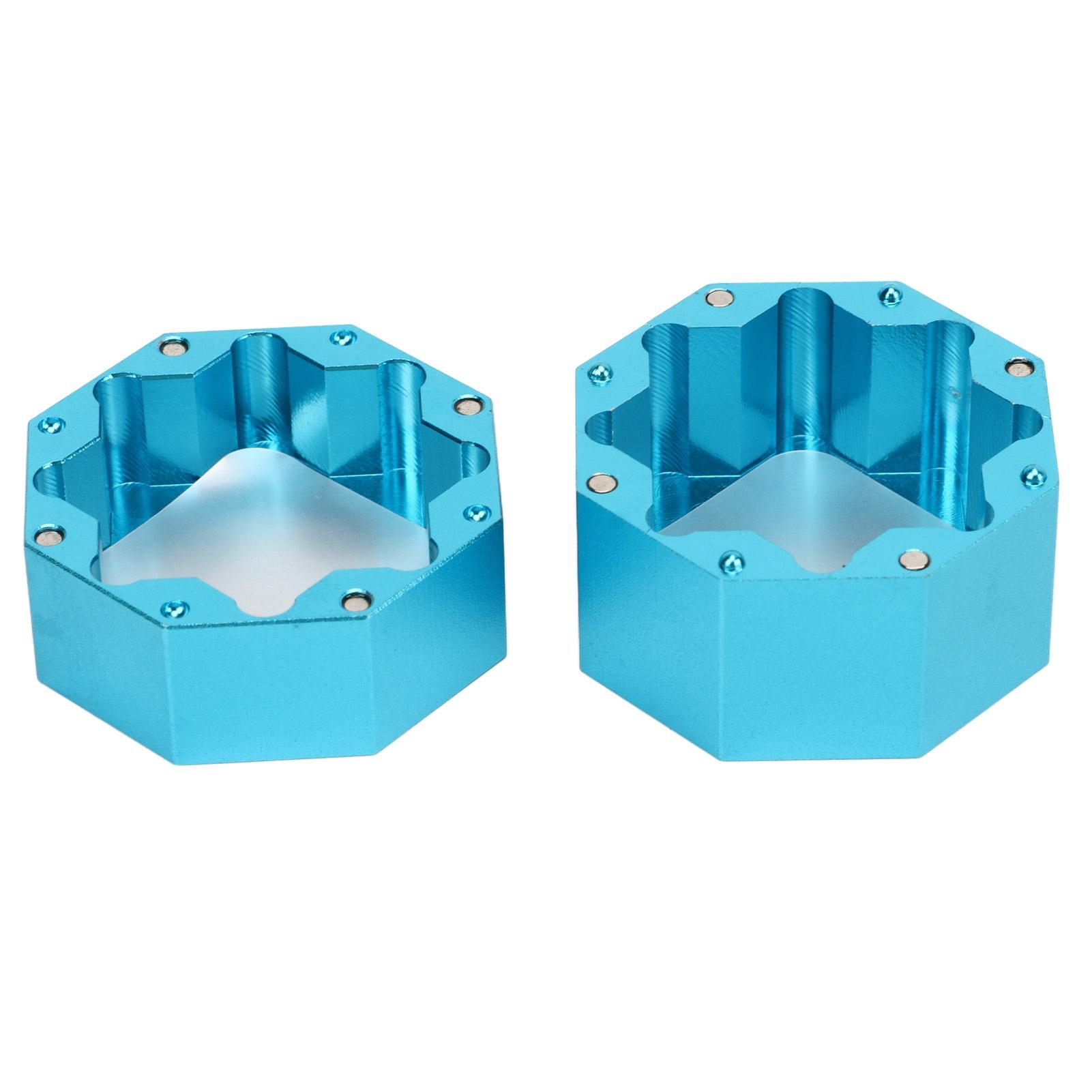 

Держатель коробки для мела из алюминиевого сплава, восьмиугольный, универсальный бильярдный футляр для мела для бильярда синий