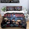 Guns N'roses Band Retro Bedding Sets Exquisite Bed Supplies Set Bed Comforter  Luxury Birthday Gift Duvet Cover Set
