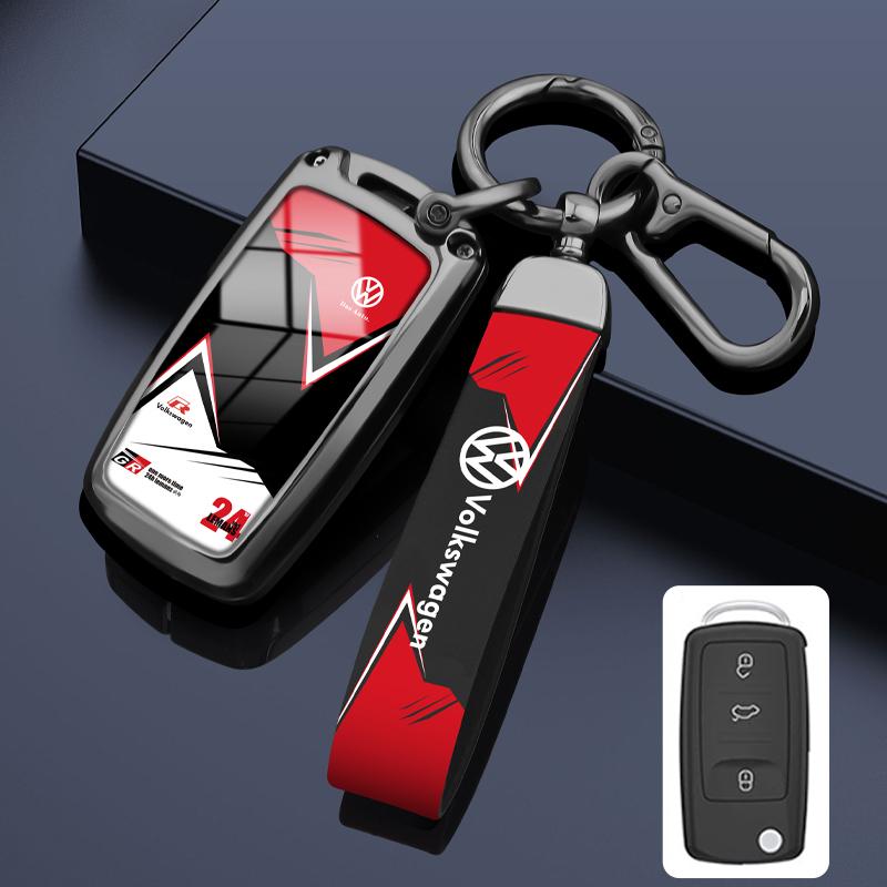 Für VW Neuer 3-Tasten PC Keyless Schale Auto Klappschlüssel Etui Für VW Volkswagen Polo Tiguan Passat B5 B6 B7 Golf 4 5 6 MK6 Jetta