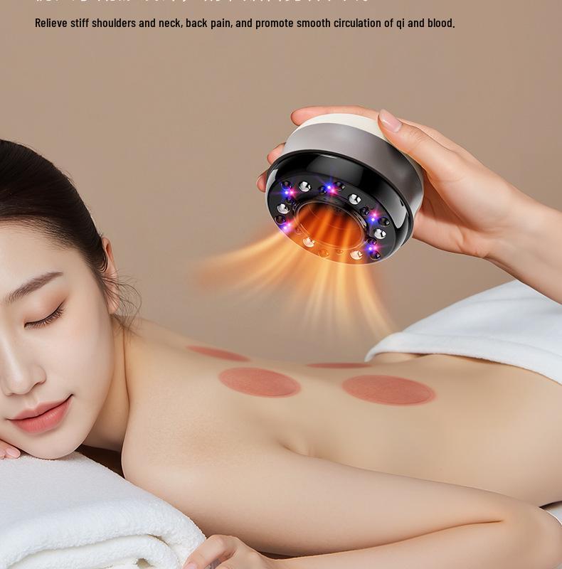 Smart Electric Gua Sha & Cupping Massager with Meridian Brush