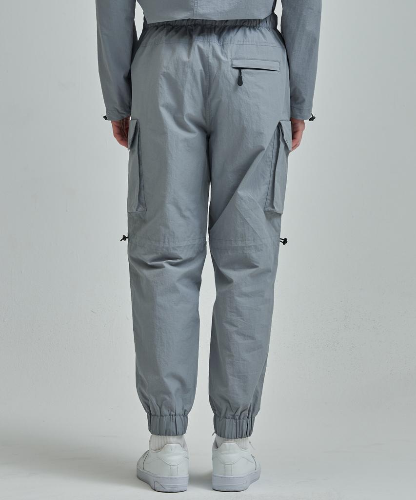 ZENSAI Belted Cargo Pants Grey