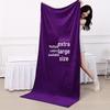 Customizable Large Water-Absorbent Massage Bed & Beach Towel Blanket