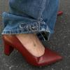 Simple Style Pearl Chain Shoe Jewelry Multilayer Design Tassel Anklet Party Jewelry  Girl Jewelry
