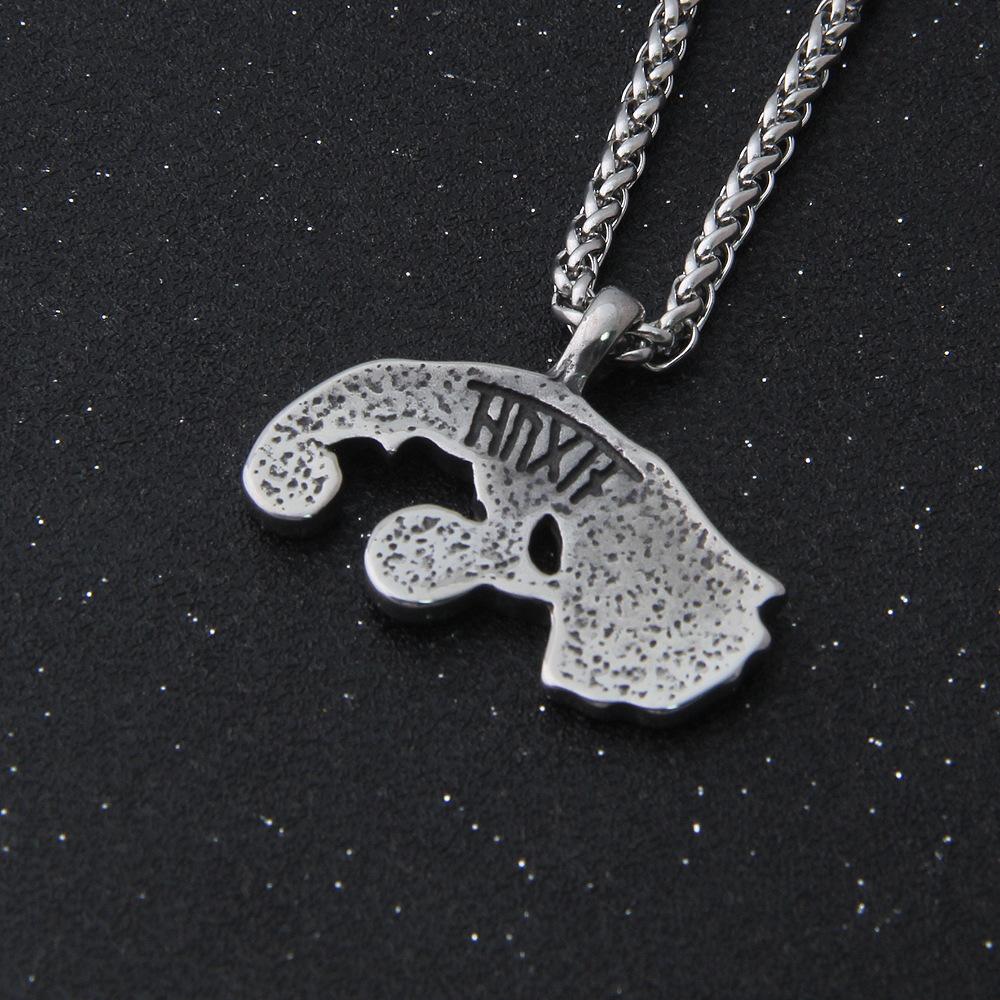 Raven Pendant Necklace Stainless Steel  Viking Scandinavian Norse Viking Necklace Men Gift