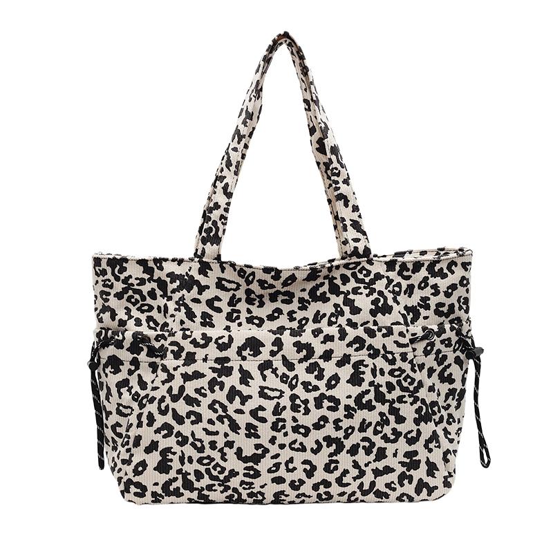 Neuer Druck Große Wiederverwendbare Lebensmittel-Einkaufstasche Damen Tragetasche Mode Tasche Schultertasche Faltbare Öko-Tasche Waschbar Reise