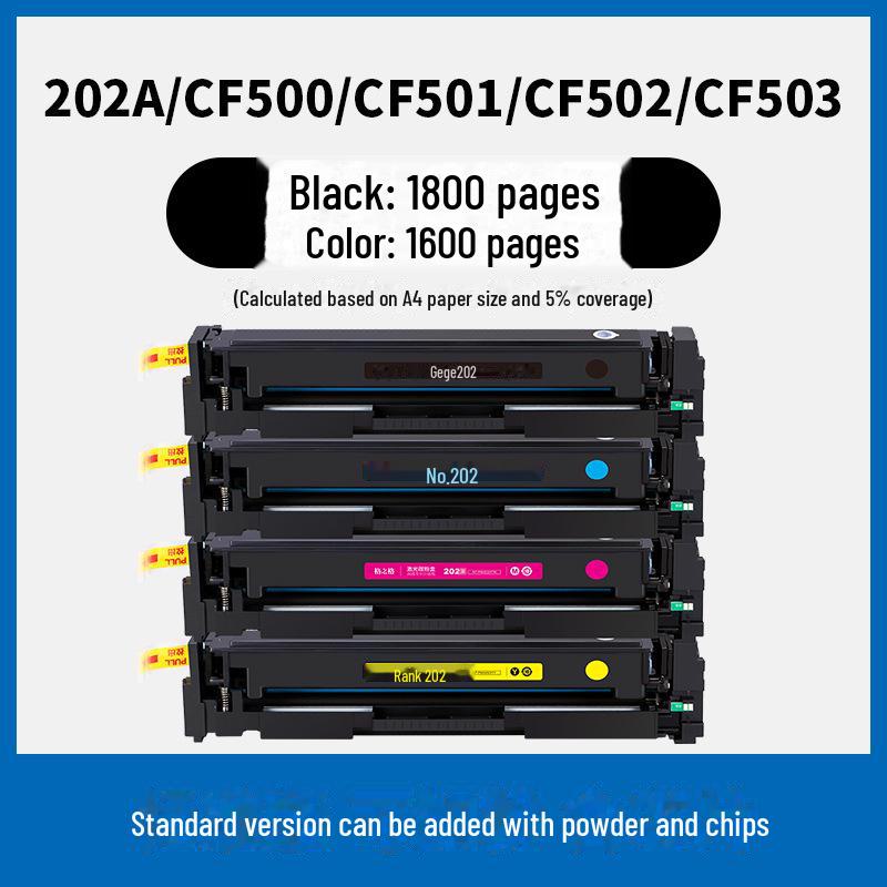 Gezhige Toner Cartridge for HP Models: M281fdw, M254dw, Cf500a, M254nw, M281fdn